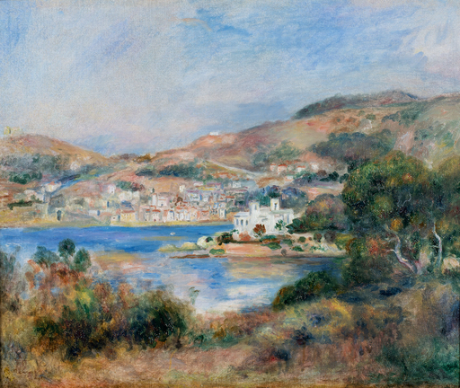 Pierre-Auguste RENOIR - Painting - La Baie de Villefranche-sur-Mer