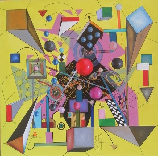 Muriel CHARBONNIER - Pintura - Équilibre instable