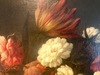 Anton WEISS - Peinture - Blumenstillleben  Korb mit Tulpen Chrysanthemen, still life