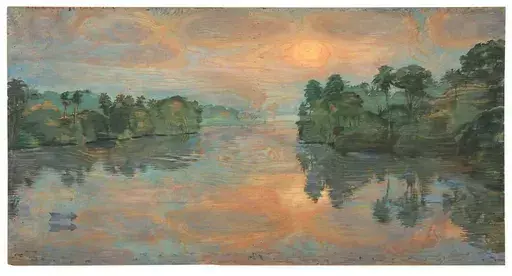 Christoph POGGELER - Gemälde - Sonnenaufgang