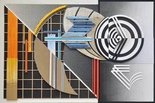 GILBERT1 - Gemälde - Assemblage #3