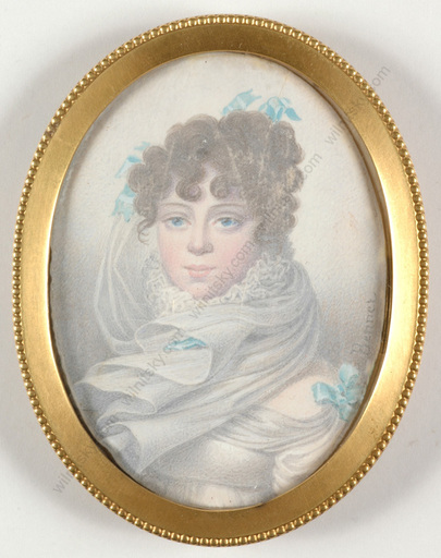 Jean Henri BENNER - Miniature - "Grand Duchess Catharina Pavlovna", 1810s