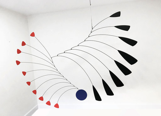 Manuel MARÍN - Escultura - Butterfly red & black with blue head