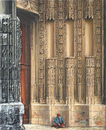 François DUBOC - Painting - Cathédrale Notre Dame de Rouen  
