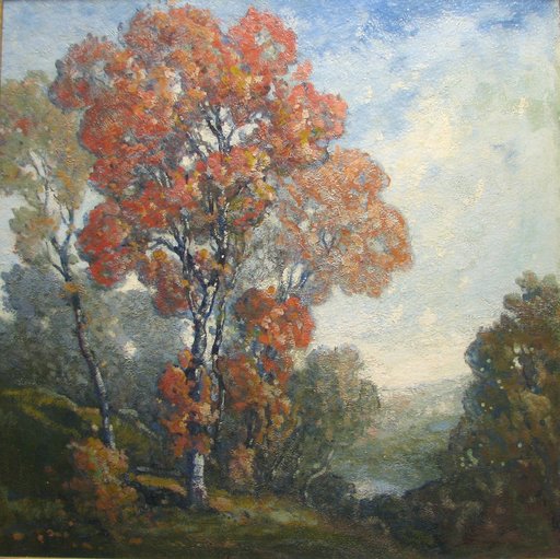 William C. EMERSON - Painting - Indian Summer