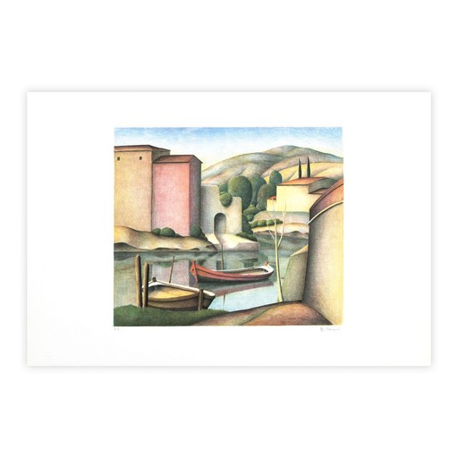 Roberto MASI - Print-Multiple - Barche a Rovezzano