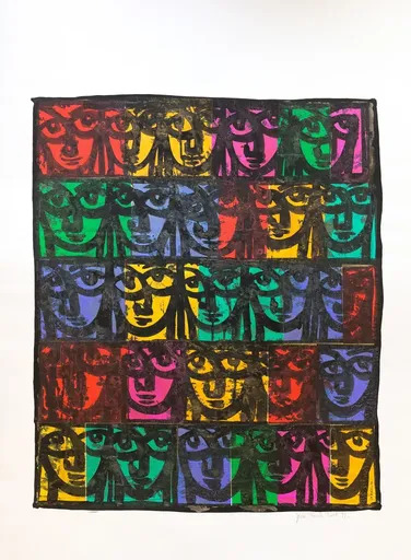 Jean-Paul FRIOL - Pittura - Papier collé 005