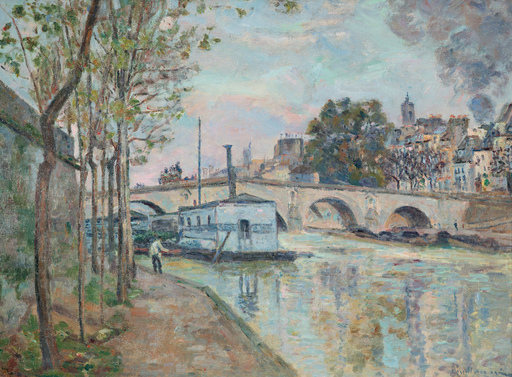 Armand GUILLAUMIN - Pittura - La Seine à Paris