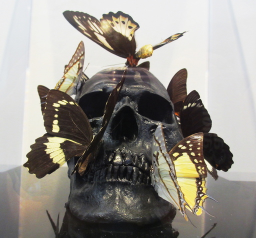 菲利普·帕斯夸 - 雕塑 - Vanité aux papillons