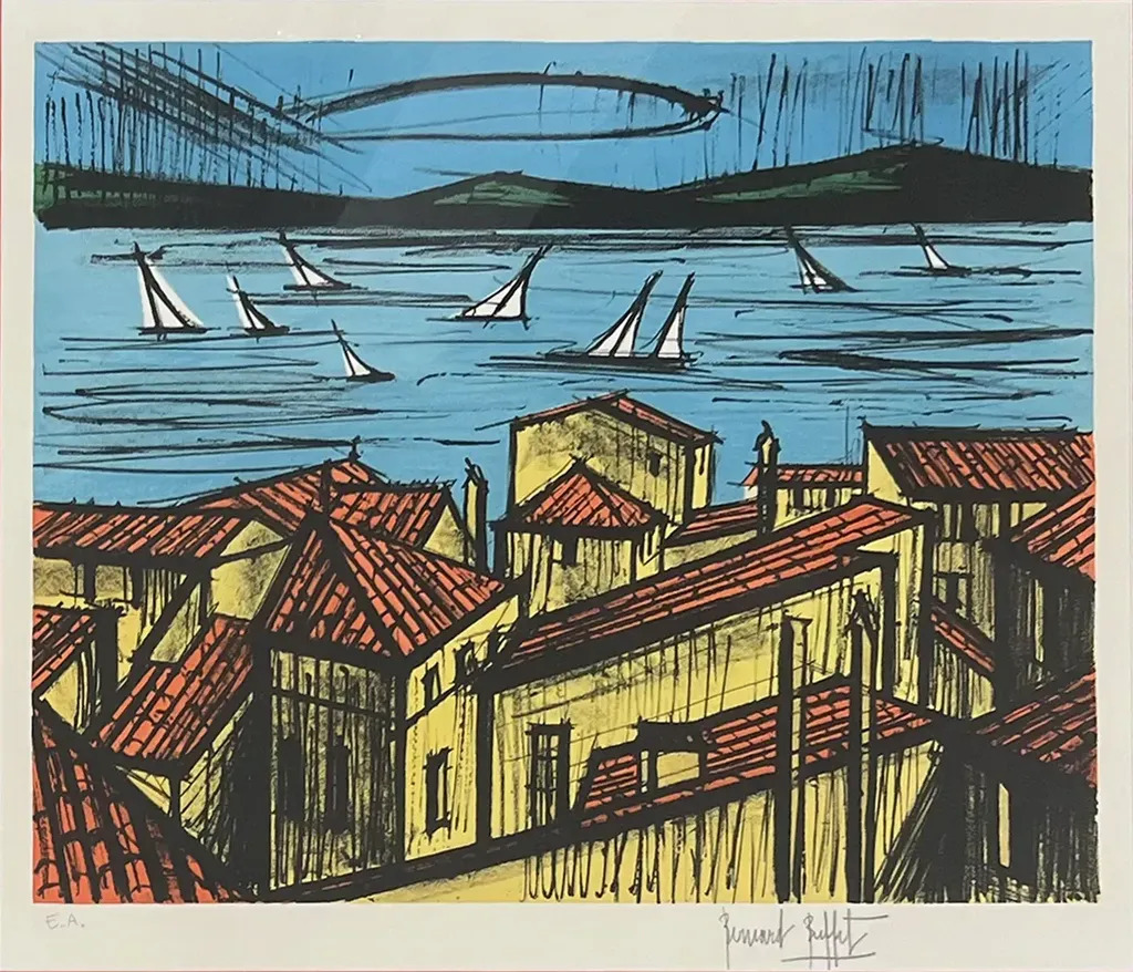 La Baie de Saint-Tropez by | Bernard BUFFET | buy art online