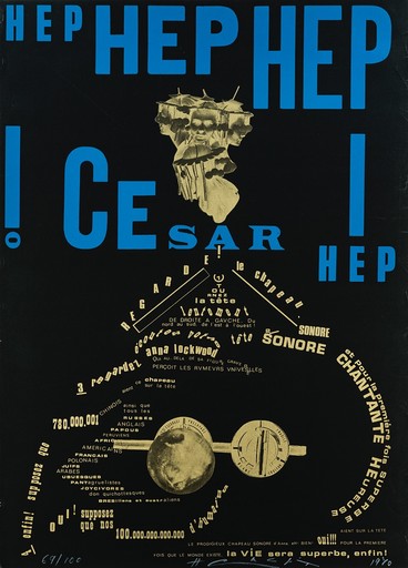 Henri CHOPIN - Stampa-Multiplo - Hep