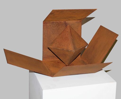 Jürgen KRASS - Escultura - Die Geburt des Oktaeders (aus der Reihe „Platonische Körper“