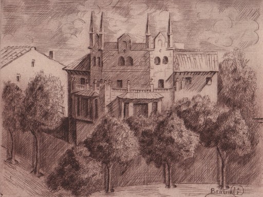 Angeles BENIMELLI - Print-Multiple - Dr. León Sanatorium (Madrid) in 1951