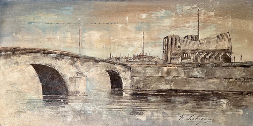 Junya ISHIGAMI - Painting - Notre Dame de Paris