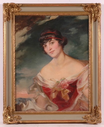 Adolf PIRSCH - Gemälde - "Female Portrait", ca.1920, Oil Painting