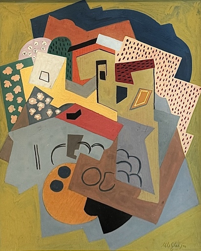 Albert GLEIZES - Peinture - Composition cubiste