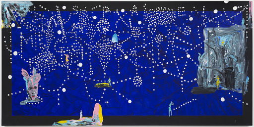 Aki KURODA - Painting - Space Magic