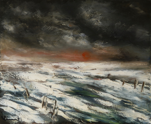 Maurice DE VLAMINCK - Pintura - Paysage d'hiver