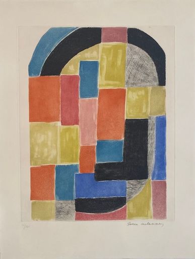 Sonia DELAUNAY - Stampa-Multiplo - Cathédrale 