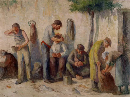 Maximilien LUCE - Painting - Le banchine della Senna