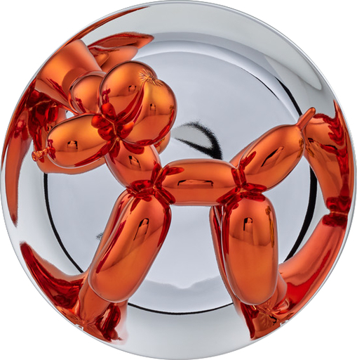 Jeff KOONS - Skulptur Volumen - Balloon Dog (Orange)
