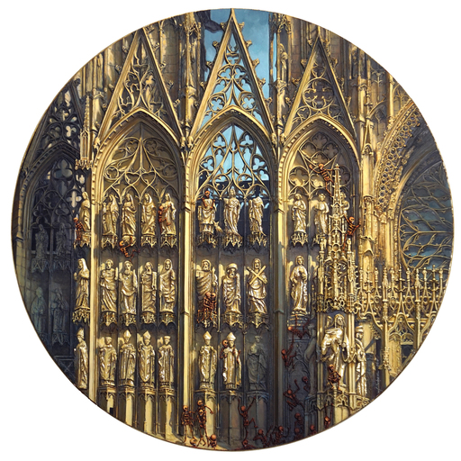 François DUBOC - Painting - Cathédrale de Rouen