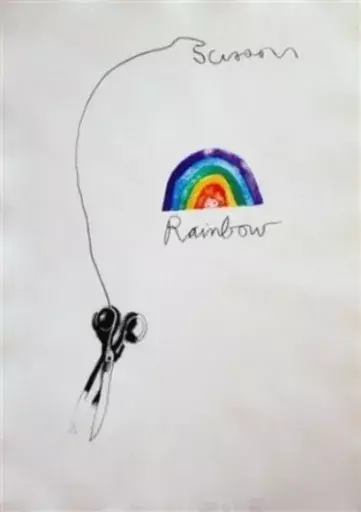 ジム・ダイン - 版画 - Scissors and Rainbow