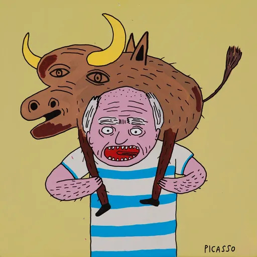 Laurina PAPERINA - Dessin-Aquarelle - Picasso