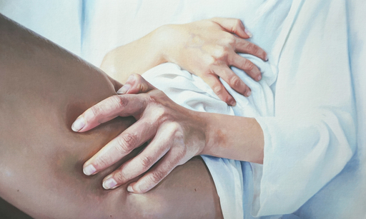 Katia BOURDAREL - Gemälde - La peau