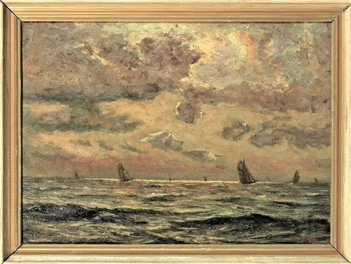 Woodford ROYCE - Pittura - Sailing in the evening sun