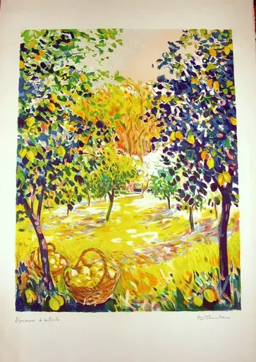 Bernard TAURELLE - Print-Multiple - La Citronneraie/ The lemon grove