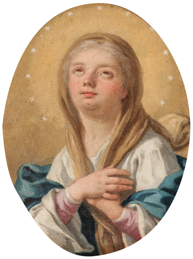 Francesco Francesch. DE MURA - Painting - Vergine Immacolata