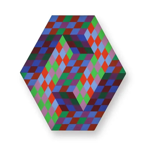 Victor VASARELY - Scultura Volume - Gestalt MC