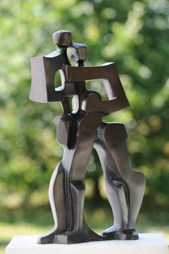 André ABRAM - Sculpture-Volume - Les boxeurs