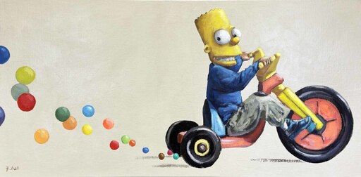 Roger HALL - Painting - BART BOY