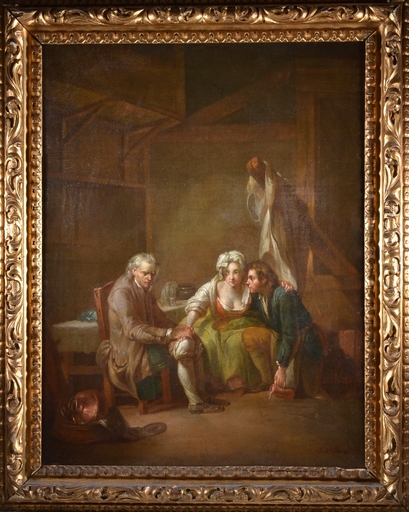 Jean-Baptiste GREUZE - Peinture - Sin titulo