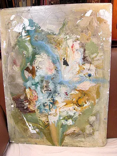 August LANGE-BROCK - Gemälde - Abstrakte Komposition