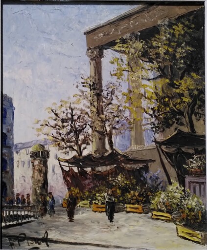 Henri PIERREL - Painting - La Madeleine