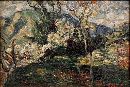 Ermenegildo AGAZZI - Gemälde - Paesaggio