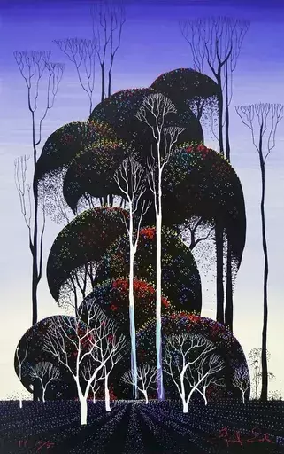 Eyvind EARLE - Print-Multiple - FOREST ARABESQUE (橡树林之一)