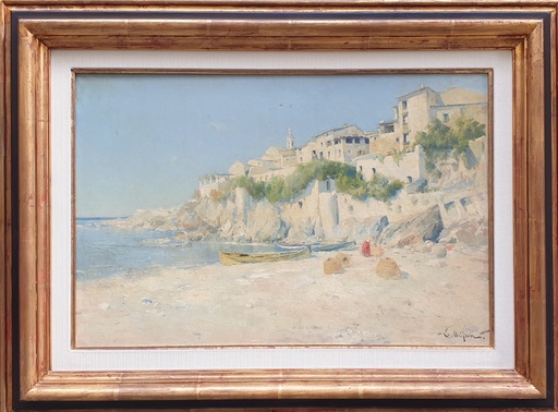 Eliseo MEIFRÉN ROIG - Painting - Paisaje costero 