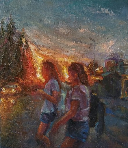 Ohanyan KAMSAR - Painting - The Tourists