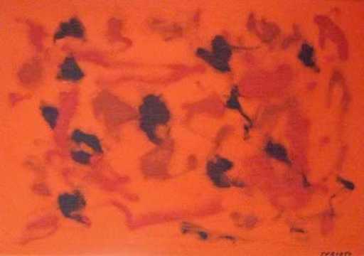 Giulio TURCATO - Gemälde - Cangiante rosso
