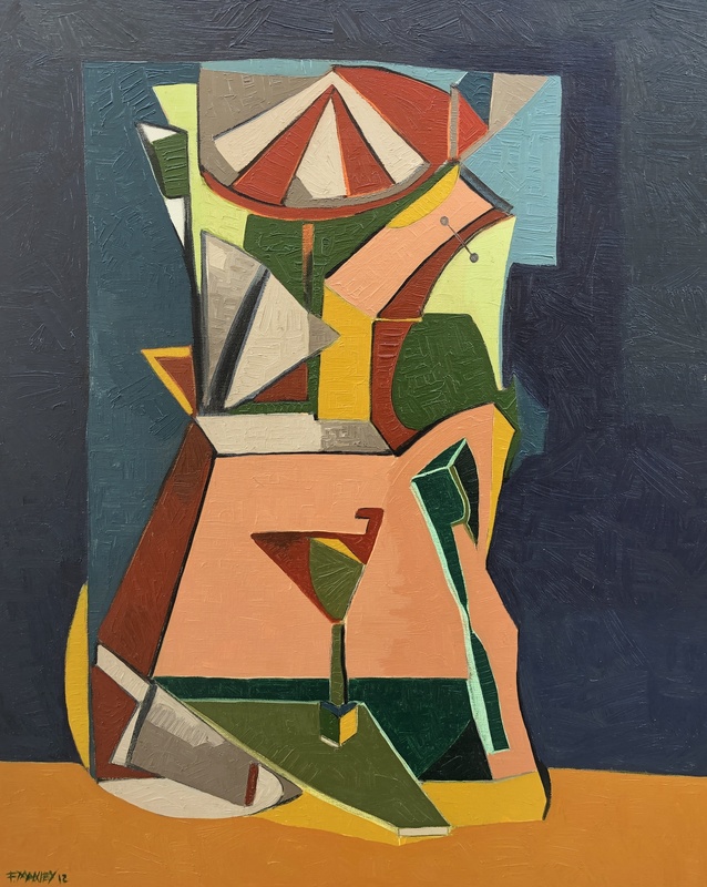 Frédérique MANLEY - Gemälde - Oeuvre cubiste