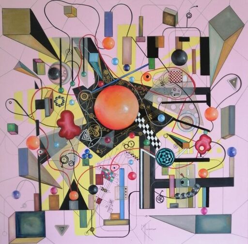 Muriel CHARBONNIER - Painting - Résolution