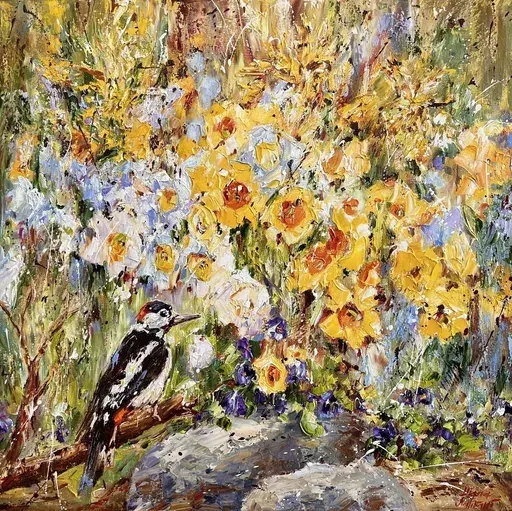 Diana MALIVANI - Painting - Spring Story
