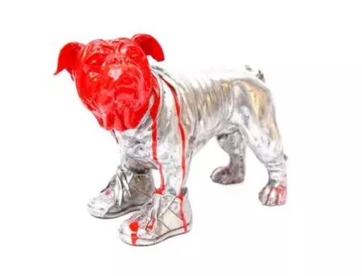 William SWEETLOVE - Sculpture-Volume - Cloned aluminum Bouly with red head  