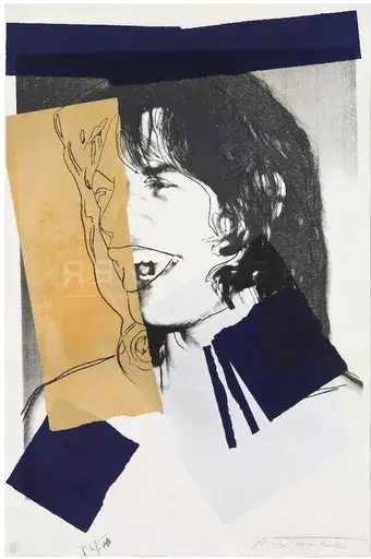 安迪·沃霍尔 - 版画 - Mick Jagger (FS II.142)