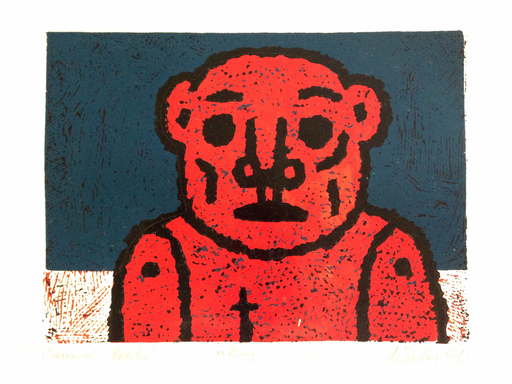 Maris SUBACS - Print-Multiple - Red teddy