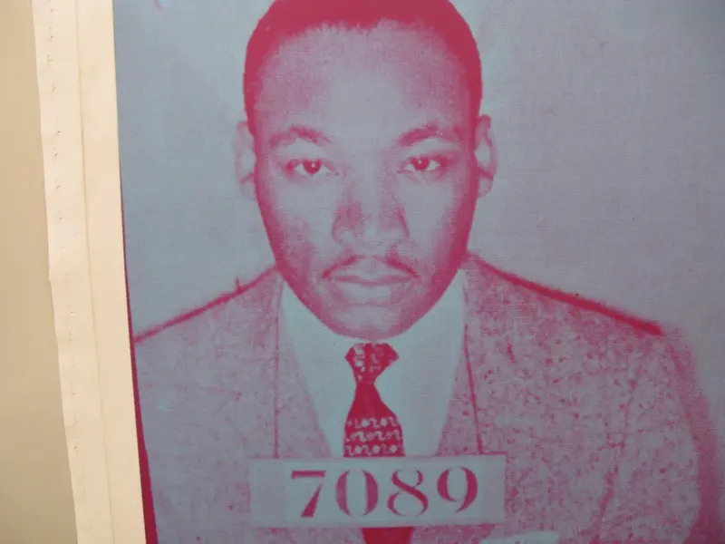 *Martin Luther King Dead, Mug Shot 7089, Blue by | Russell YOUNG | buy